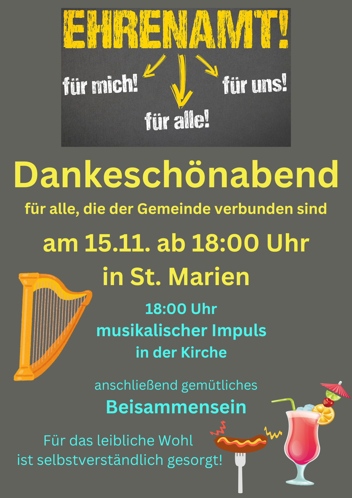 Einladung zum Dankeschoenabend