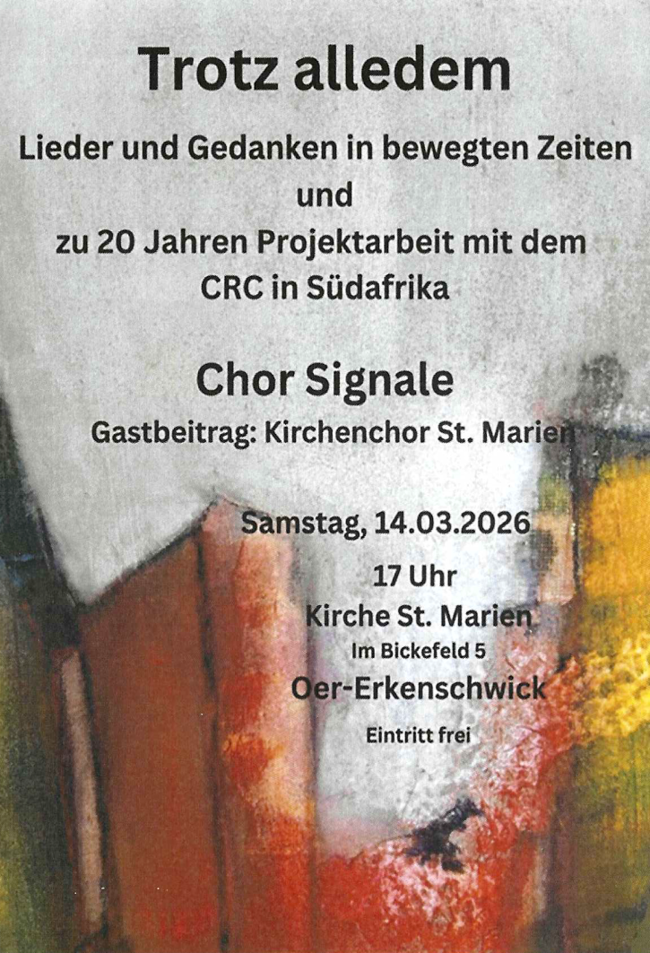 Plakat Chorkonzert