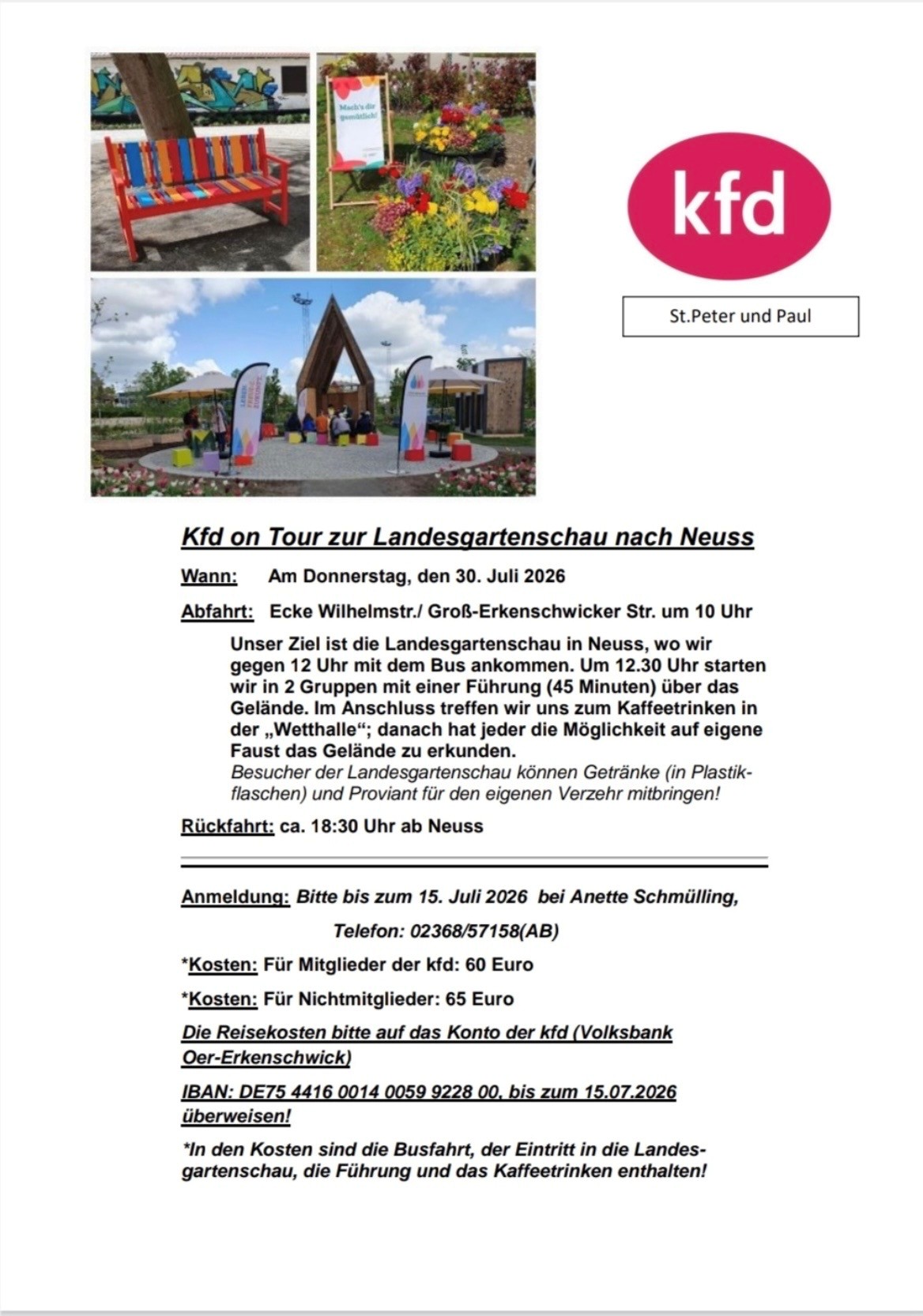 Einladung Fahrt Landesgartenschau